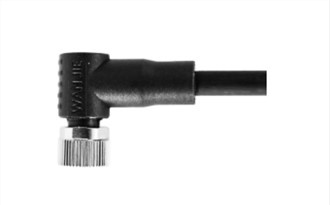 M8 Vrouwelijke haakse UnShield A-Codering 8PIN PVC 1,0M M8X1.0