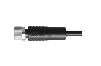 M8 Vrouwelijk Recht UnShield A-Codering 6PIN PUR 2,0M M8X1.0