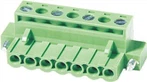 Stekkerafstand 10,16 mm vrouwelijke connector met flens