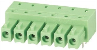 Rechte hoek vrouwelijke pin header 3,5 mm steekconnector