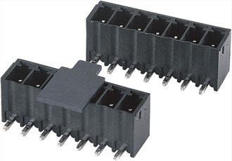 Rechte hoek mannelijke connector voor hoge temperatuur. 3.5 mm steek